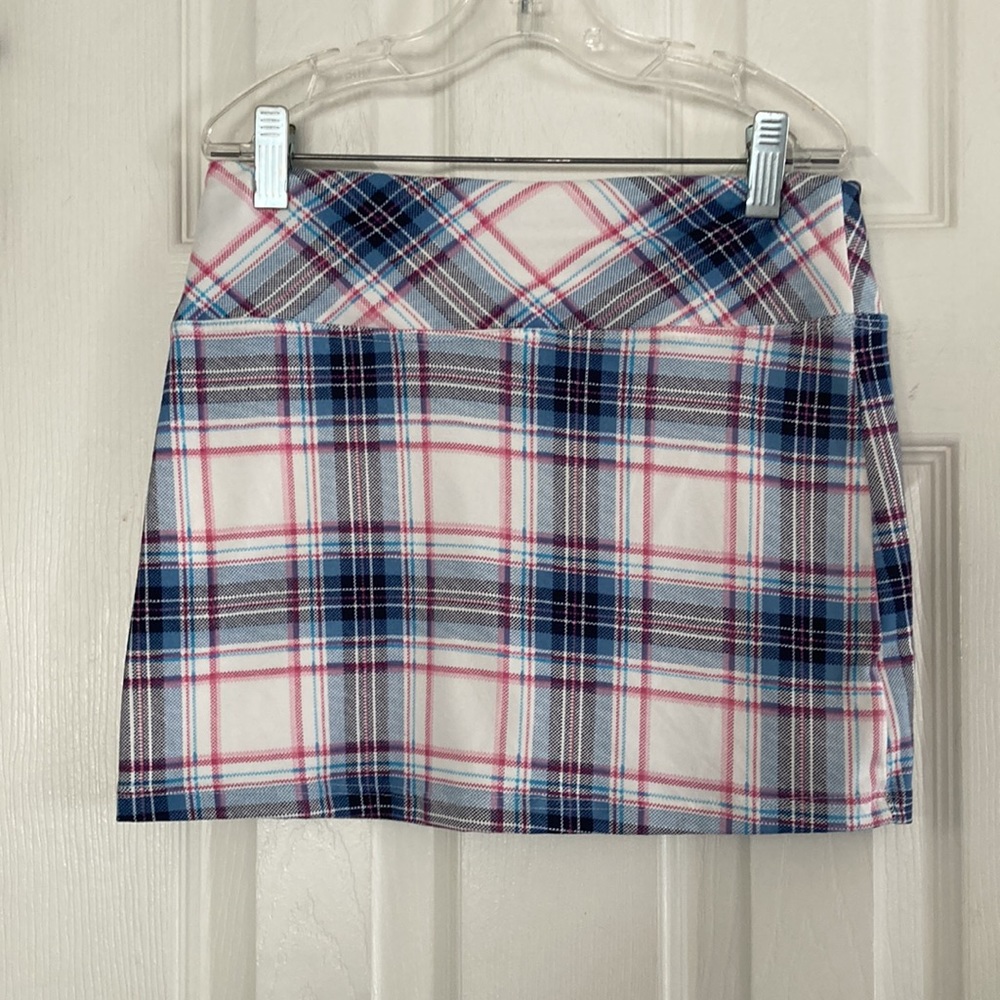 SLS APPAREL PLAID SKIRT SIZE XL